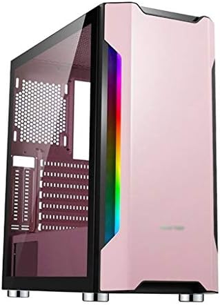 Pcケース ピンクのゲーミングケース Atxミドルタワーpcゲーミングケース フロントi Oのusb 3 0ポート 水冷準備 Color 開催中 Pink ケーブルマネジメントシステム 強化ガラスサイドパネル
