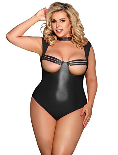 marysgift-Damen-Wetlook-Latex-PVC-Body-Dessous