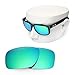 OOWLIT Replacement Sunglass Lenses for Oakley Holbrook POLARIZED (Green, Green Mirror-Polarized)