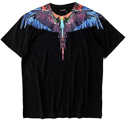 Mulynn Fashion MB Printed Crew Neck Short Sleeve T-Shirt for Men/Women