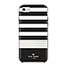 kate spade new york Protective Hardshell Case for iPhone 8, iPhone 7 & iPhone 6/6s - Stripe 2 Black/White/Gold Foil