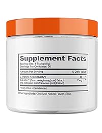 Genius L ARGININE Polvo – suplemento de óxido nitrico de L-Arginina fermentada, constructor de...