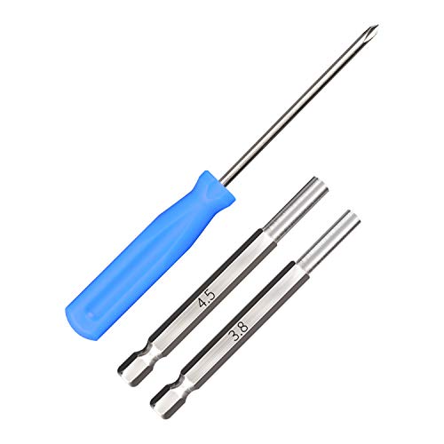 Security Screwdriver Bit Set, Taessv 3.8 mm & 4.5 mm Security Screwdriver Game Bit Tool Set for Nintendo System and Cartridge also Super Console Games
