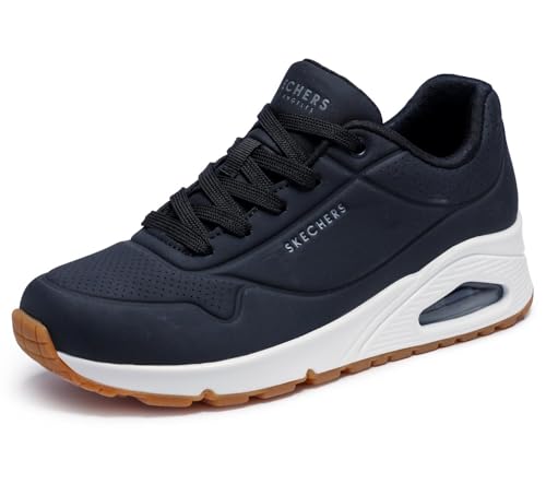 Damen UNO Stand On Air Turnschuhe, Black, 38 EU Weit
