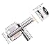 MyLifeUNIT Stainless Steel Sliding Gate Latch, Mini Security Lock Barrel Bolt (2 Pack)