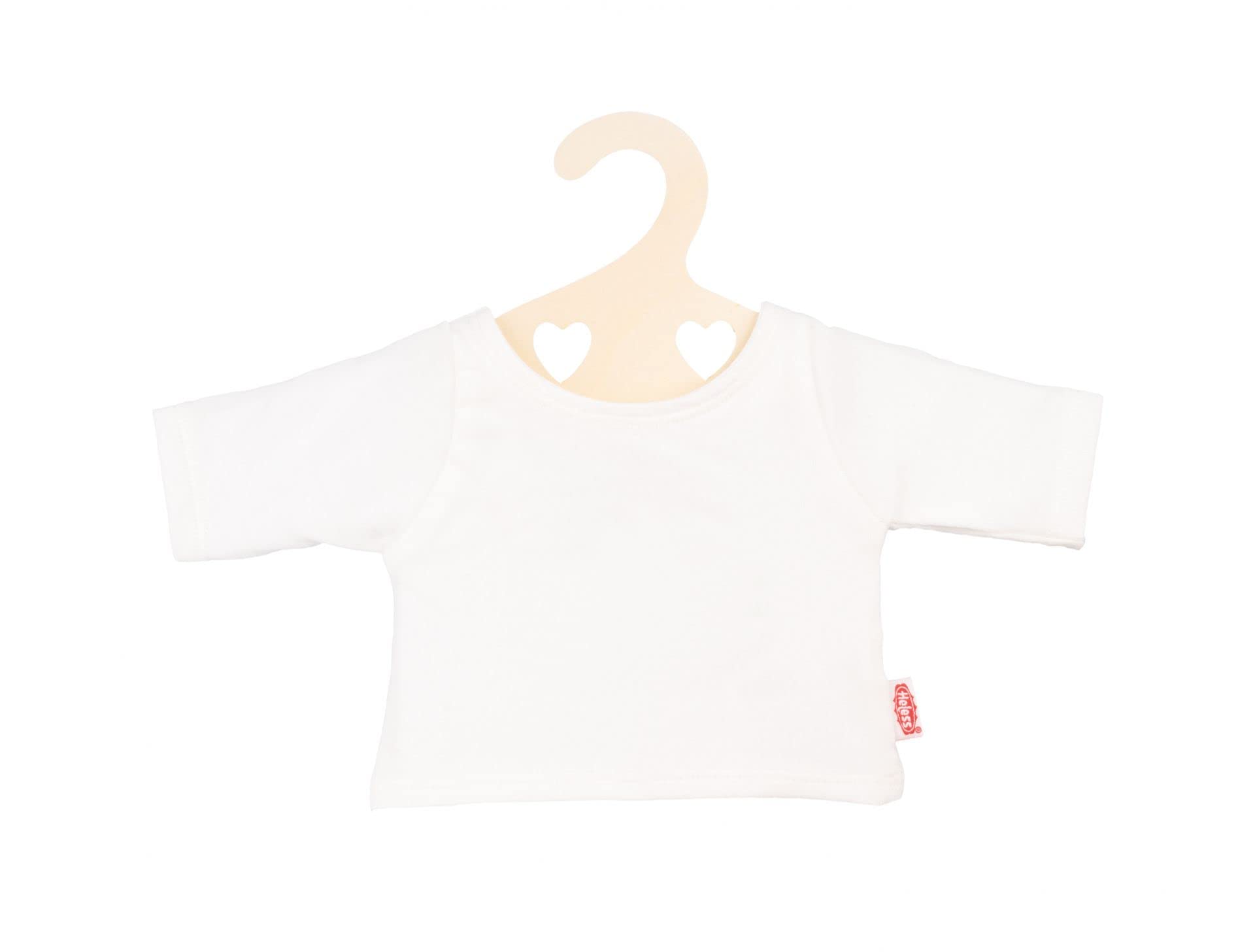 Heless 1956 - T-shirt for dolls in white, size 28-35 cm