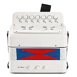 Tosnail Kids Accordion Toy 10 Keys Buttons Control