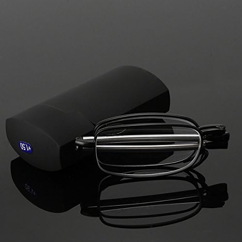 Stretchable Super Lightweight Magnifying Presbyopic Reading Glasses 1.5 2.0 2.5 3.0 3.5 4.0 (2.5, Black)
