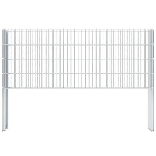vidaXL Gabionen Doppelstabmattenzaun 2008x830mm 20m Gittermattenzaun Gartenzaun – Bild 7
