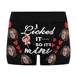 Custom Face Boxer, Personalized Photo Printed Face