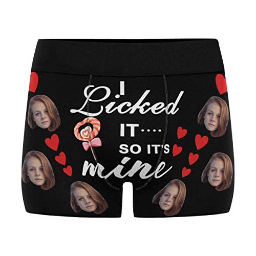 Custom Face Boxer, Personalized Photo Printed Face
