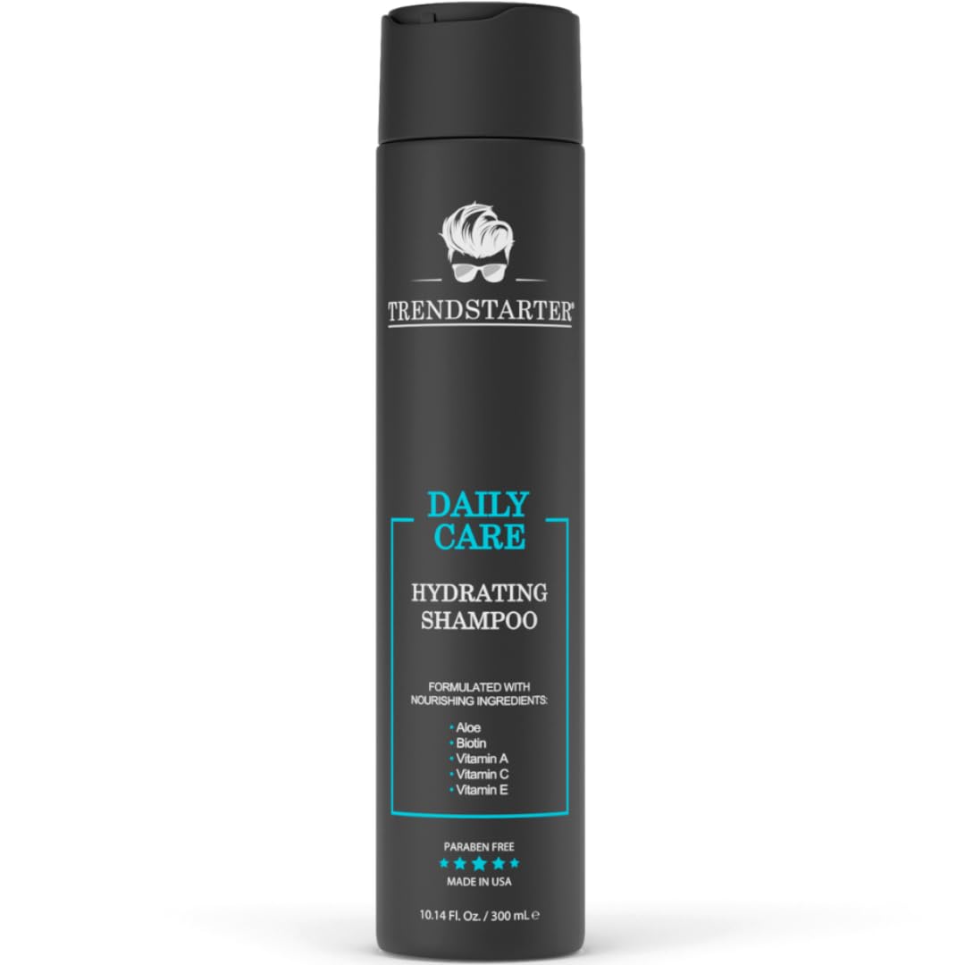 TRENDSTARTER - DAILY CARE - HYDRATING SHAMPOO (10.14 Fl.Oz) - Made with Aloe, Vitamin A, Vitamin C, and Vitamin E for Healthy Hair and Healthy Scalp - Launched 2024