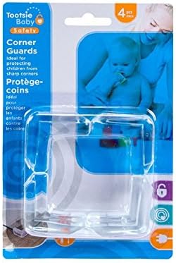 Tootsie Baby 4pc Adhesive Clear Table Edge Guard/Protector