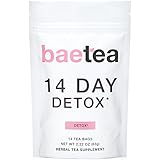 Baetea 14 Day Teatox Detox Herbal Tea Supplement (14 Tea Bags).