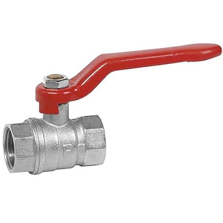 KUGELHAHN ABSPERRHAHN MESSINGHAHN HANDGRIFF mit DROSSEL - 1 zoll