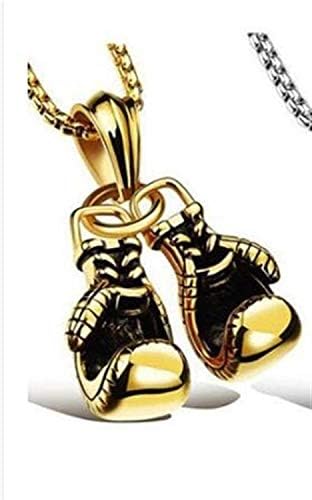 HUOYAN Car Pendant Hanging Zinc Alloy Boxing Gloves Car Interior Ornaments Decoration Rear View Mirror Accessories For Cars Ornament (Color Name : Gold)