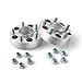 35mm Hubcentric 5x114.3 Wheel Spacers (66.1mm bore, 12x1.25 Studs) Compatible with Nissan Infiniti G35 G37 Q50 Q60 Q70 FX35 FX50 350z 370z Altima Maxima 300zx Sentra - Silver 66.2mm 2pcs