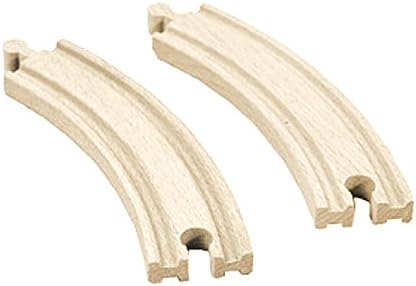OrgMemory Wooden Railway, Wooden Train Track Set, Train Bridges, Suspension Bridge, Viaduct Bridge, Cross Track - Image 5