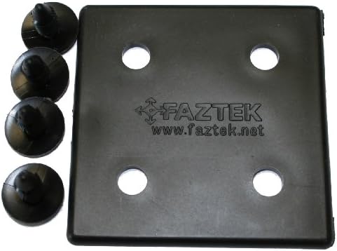 Faztek15AC7932 End Cap, 3" Width x 3" Height, For QE Profiles (Pack of 5)