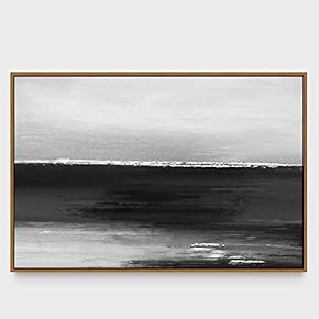 signwin Framed Canvas Wall Art Abstract Seascape Canvas...