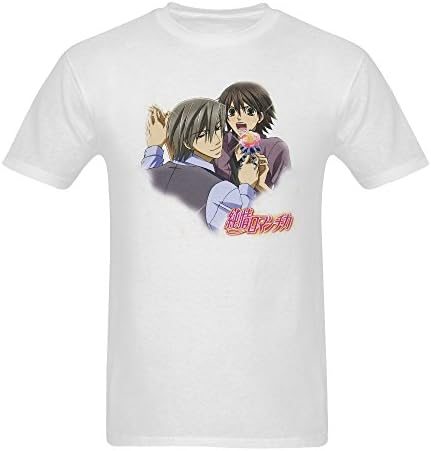 ZIFENG Men's Junjou Romantica T Shirts White XL