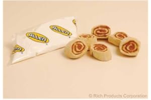 Rich's Fresh N' Ready Cinnamon Roll Dough, Freezer To Oven, Includes a Bag of Icing, 3.03oz Rolls, 120 per case