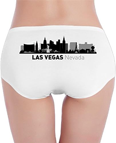 Womens Las Vegas Nevada City Silhouette Skyline Hipster Panty Underwear