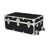 Rhino Trunk and Case Large Armor Trunk, 32' x 18' x 14', Black