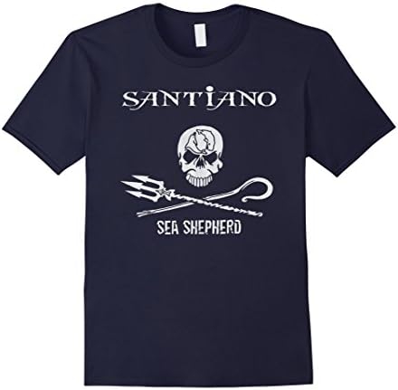 Mens Santiano Sea Shepherd Tshirt XL Navy