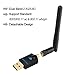 WiFi Adapter AC600Mbps for PC,USB Wireless Network Adapter Dual Band 5Ghz 2.4Ghz External Antennas for Windows XP,10,8.1,7,Vista, Mac OS 10.4-10.14
