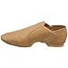 Capezio Women's E Series Jazz Slip-on Shoe, Caramel, 7.5