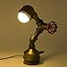 Y-Nut Industrial Steampunk LED Desk Lamp, Iron Piping Loft Style Vintage Antique Light, Retro Desk Lamp, Alfred Night Light LL-007-WW