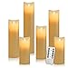 Air Zuker Set of 6 Flameless Candles Pillar LED Candle Battery Operated Candles Flickering Dancing LED Candle Real Wax Candle Motion Candle with Timer and 10-key Remote
