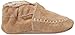 Robeez Cozy Moccasin Crib Shoe, Taupe, 6-12 Months M US Infant