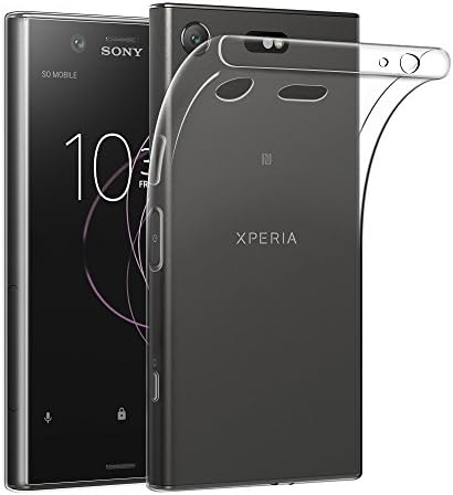 Case for Sony Xperia XZ1 Compact Qoosea Crystal Clear Scratch Proof Transparent TPU Protective Cover Ultra Slim Lightweight Soft Gel TPU Case for Sony Xperia XZ1 Compact