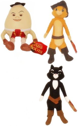 Puss in Boots Movie 15" Plush 3 Pcs Set