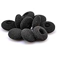 SoftRound 24 Pack Foam Earbud Earpad Ear Bud Pad Replacement Sponge Covers for iPod iPhone Itouch Ipad Headsets T-017-24Pack