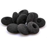 SoftRound 24 Pack Foam Earbud Earpad Ear Bud Pad Replacement Sponge Covers for iPod iPhone Itouch Ipad Headsets T-017-24Pack