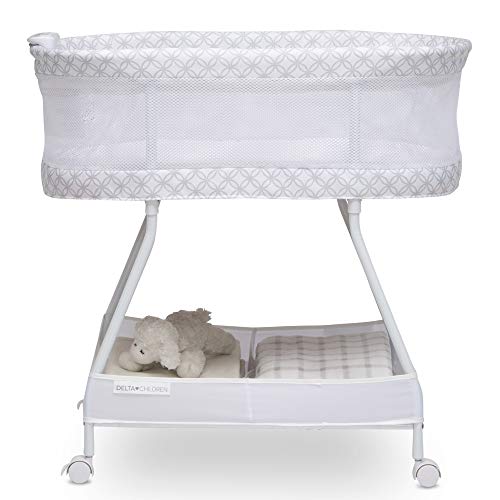 Delta Children Sweet Dreams with Airflow Mesh Bedside Portable