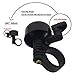 ARTHEALTH Bike Bell Aluminum Alloy Bicycle Bell Loud Sound Handlebar Safety Horn Bike Ring For Cycling Bicycle Horn Mountain Bike Road Bike (Black/Fits Most Handlebars)