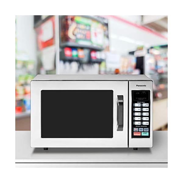 Panasonic Countertop Commercial Microwave Oven with 10 Programmable