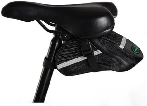 CoBean Black Silkworm reflective trim seat saddle bag for cycling bike bicycle by CoBean