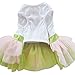 Sanwood Daisy Flower Gauze Tutu Dress Pet Dog Bowknot Princess Clothes Pet Only(S)