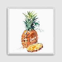 Framed Canvas Wall Art Vegetables Theme Design Canvas Prints Home Artwork Decoration for Living Room,Bedroom - 16x16 inches