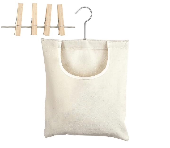 JiaerlZeki Peg Bag Portable Storage Bag Space Saving Hanging Organizer Bag for Bathroom Bedroom Kitchen Porch Outdoor Travel