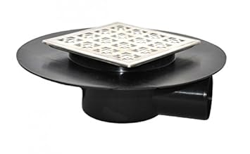 Duschablauf-Badablauf-Bodenablauf-DN 50 in Edelstahl (Orient-1)