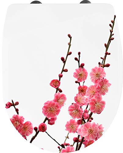 Cornat KSDSC101 Cherry Blossom Thermoplastic Toilet Seat