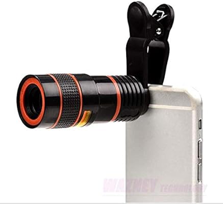 8 Times Zoom Cell Phone Telescope Camera Lens With Clip For Iphone  Samgsung, Black: Buy Online at Best Price in UAE - Amazon.ae