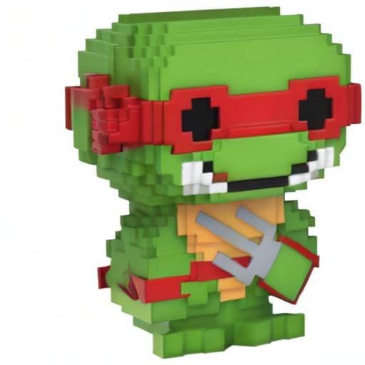 Funko Bitty POP! Teenage Mutant Ninja Turtles (TMNT) - Shredder, 4-Pack - 8-Bit Raphael, 8-Bit Donatello, 8-Bit Leonardo and A Surprise Mystery Mini Figure - 0.9 Inch (2.2 Cm) Collectable - Gift Idea
