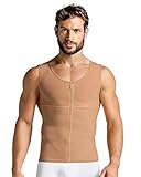 Leo Torso Toner - Full Compression Men Shaper - Nude, S